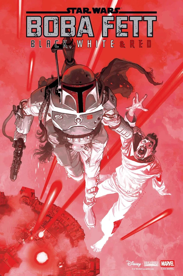 STAR WARS: BOBA FETT BLACK, WHITE & RED #1 CASANOVAS VARIANT (17/09/2025)