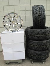 22 New 1500 Ram 6 Lug Chrome Set Of 4 Wheels With 285-45-22 Tires 5924 C