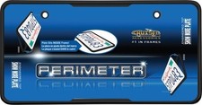 Black Perimeter License Plate Frame - Ca30650 Black Perimeter License Plate Frame - Ca30650