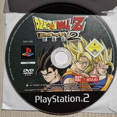 Dragon Ball Z Budokai 2 PS2 PlayStation 2 PAL Disque Seul Testé Fonctionnel - Photo 1/2