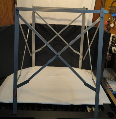 2個セットColeman High Stand vintage 149A5411 Vintage Coleman Folding Aluminum Hi-Stand Camp Stove Table Cooler
