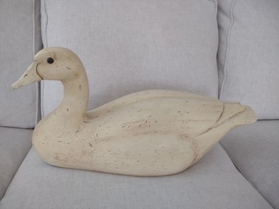 Vintage Large Life Size 22'' Composite Resin Goose Decoy Mfg. C.P.I.