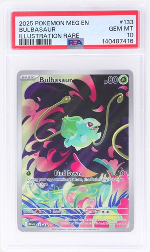 2025 Pokemon Promo Enchanced Box Topper Bulbasaur PSA 10