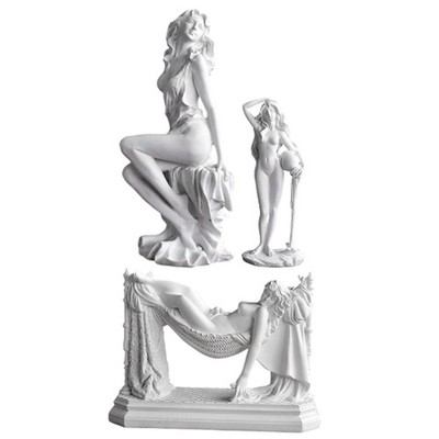 Göttin Skulptur Harz Aphrodite Statue für Wohnzimmer Konsole Herzstück