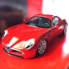 MINICHAMPS Alfa Romeo 8C Competizione Diecast Model Car 1/43 Red Metallic