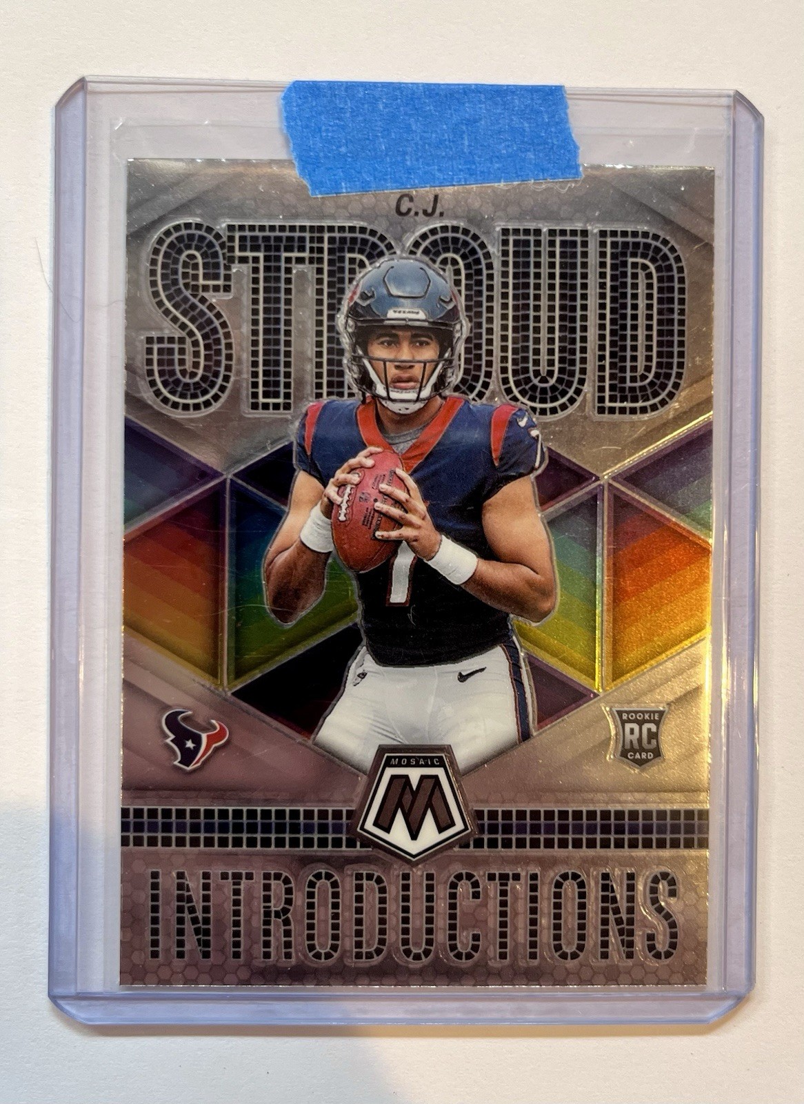 2023 Panini Mosaic Introductions C.J. Stroud #I-2 RC Houston Texans QB1