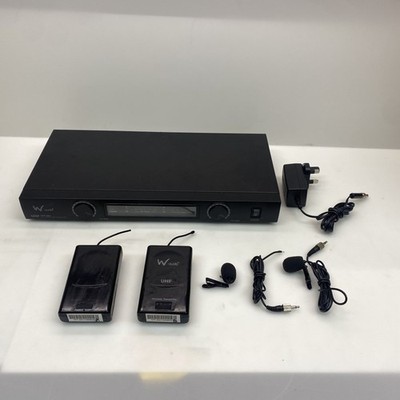Audio TPT-202 Dual UHF kabelloses Mikrofonsystem 100m dynamisch schwarz
