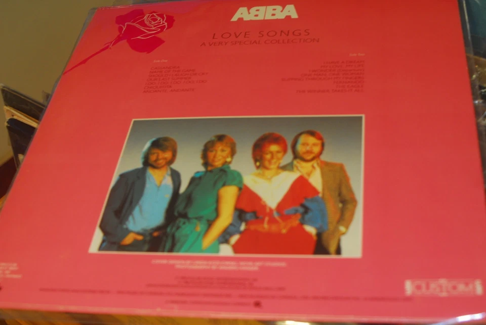 ABBA love song Canada wea LP DISC EX  VINYL ORIGINAL 12' 19081 rare - Image 2 of 4