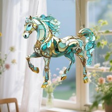 Horse Lover Acrylic Suncatcher Indoor Window Suncatcher Equestrian Horse Acrylic