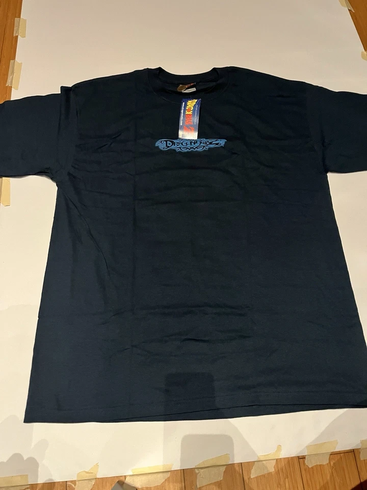 De colección Dragonball Z Goku y Gohan Azul Doble Cara 2001 Nuevo Con Etiquetas Talla XL Foto 2 de 4