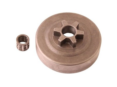 Kettenrad 3/8'' LP | 6 Zähne + Lager passend für Partner Formula 400 CHROME - 16 