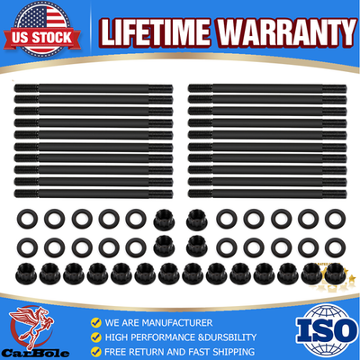 #ad 250 4202 Cylinder Head Stud Kit For Ford Powerstroke Turbo Diesel 6.0L 2003 2010 $84.92