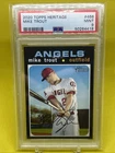 2020 Topps Heritage - Short Print #466 Mike Trout PSA 9 Mint