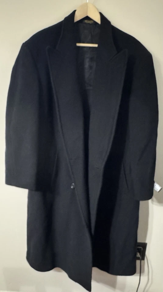 Abrigo Abrigo Daniel Hechter Negro Mezcla Lana Cachemira Negro 44 R Peaky Blinders Foto 4 de 4