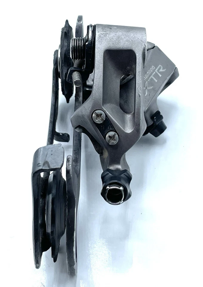 Desviador trasero Shimano XTR RD-M952 8/9 velocidades jaula larga Mega9 vintage MTB Foto 3 de 4