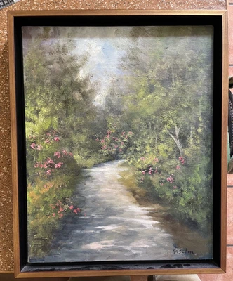 Ölgemälde "Weg auf Langeoog" Anselm Prester, der Langeoog -Maler - Bild 1 von 4