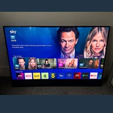 Sky 43in LCD 4K HDR Flat Screen TV Black Bluetooth Wi‑Fi Ready Remote