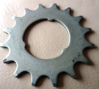 Vintage Bendix 16 Zähne Chromo Stahl 1/8'' Rücktrittbremse Kettenrad Nickel NOS