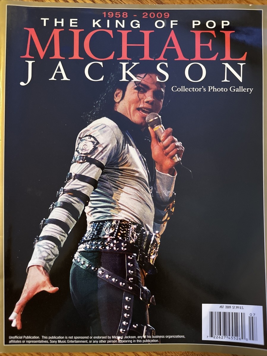 MICHAEL JACKSON THE KING OF POP 1958 -2009 COLLECTORS PHOTO