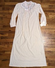 Vtg Ilise Stevens Long Pink Nightgown - Medium - Full Length Sleepwear - New NWT