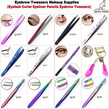 Eyelash Curler Hair Plucker Removers Eyebrow Tweezers Eyelash Pencil Makeup Tool