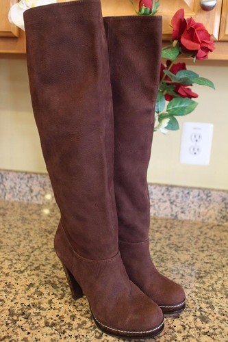 NWOB Cole Haan SUEDE PLATFORM PATENT 