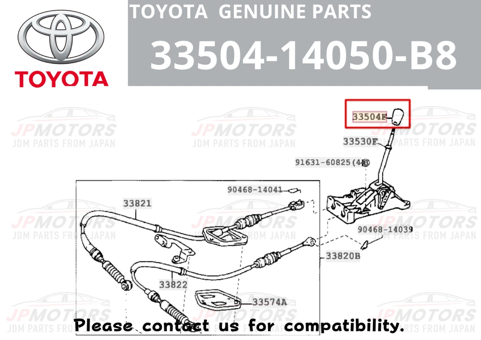 TOYOTA Genuino Land Cruiser Serie 70 5 Velocidades Negro Perilla de Cambio 33504-14050-B8 Foto 2 de 4