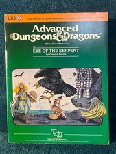 Advanced Dungeons & Dragons Module UK5 9125 Eye of the Serpent by Graeme Morris
