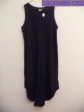 Women's Size Large Gap Sleeveless V-Neck Shift Dress Navy Blue