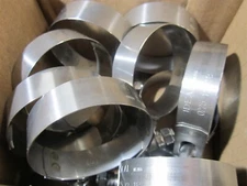 Ideal Tridon (300100225191) 3/4" Zinc Plated Wide T-Bolt Hose Clamp - Lot of 10