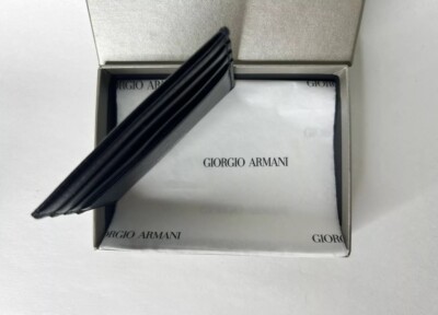 Giorgio Armani - Credit Card Holder - NEW WALLET IN BOX! | eBay