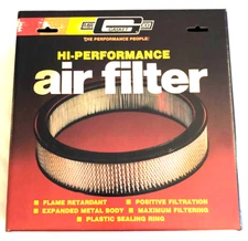 Vtg Mr. Gasket Hi-Performance Air Filter Replacement Element 9"x2" 1487A NOS NIB