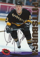 IAN MORAN PENGUINS AUTOGRAPH AUTO 94-95 CLASSIC GOLD #101 *21722