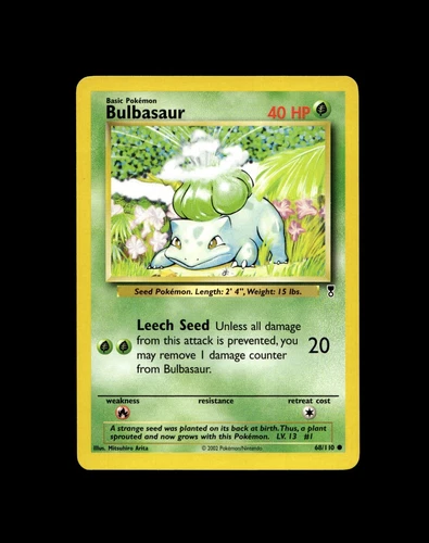 Bulbasaur Ivysaur Venusaur Pokemon Card! Holo/Reverse Holo EX VMAX Rare Cards!
