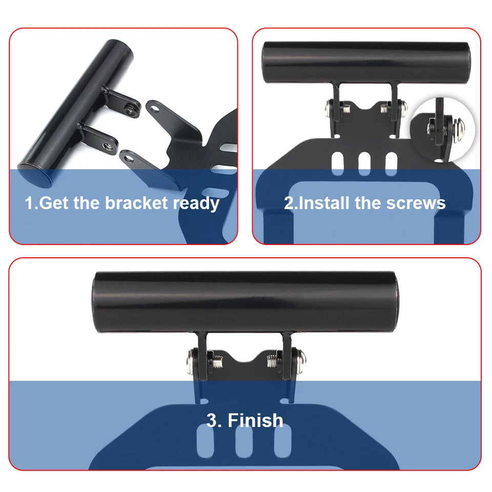 Suporte de navegação GPS ajustável compatível com BMW R1150GS 1999-2004 - Imagem 3 de 4