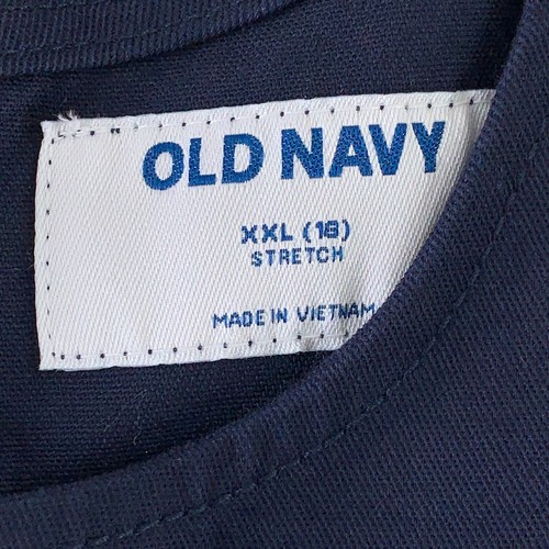 Old Navy Girls Size XXL (18) Blue Stretch Sleeveless School Uniform Dress NWT - Picture 2 of 5