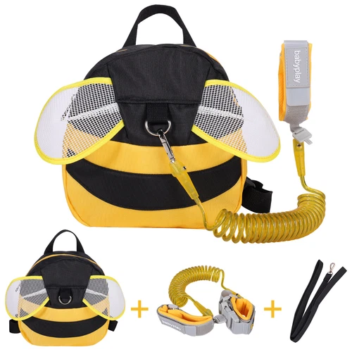 Kind Kleinkind Gurt Rucksack Leine Schultasche mit Anti-Lost Handgelenk Link Armband - Bild 5 von 57