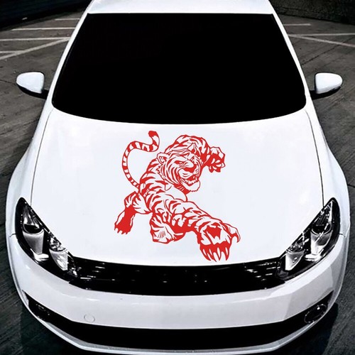 1x Red Tiger Decal Graphics Stickers Car Body Stickers Vinyl Self-Adhesive - Picture 5 of 6
