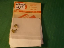 Cal-Scale HO #397 Diesel Numberboards, 3 Character, pkg( 2)