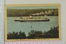 Vintage C.P.S.S. Princess Helene The Gap Digby Nova Scotia Ship Postcard 1930s
