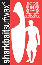 Sharkbaitsurfwax surfing poster