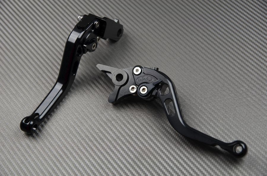 Levier leviers levers court short CNC Full Black Honda CB650F CB 650F