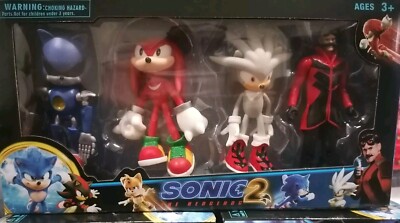 Sonic the Hedgehog 4 Figure Box Set *New *FAST Ship! | eBay