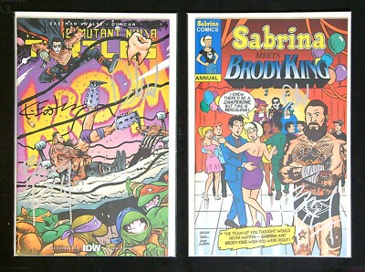 TMNT #1 NYCC Daniel Warren Johnson Signed Brody King, Danhausen Eastman 