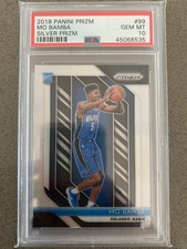 2018 Panini Prizm Mo Bamba Silver Gem MT 10