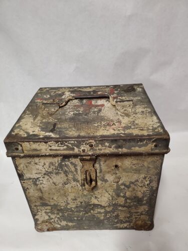 ICC-32a Hollywood Movie Reel Film Metal Case Strong Box Antique Steampunk Prop - Afbeelding 1 van 23