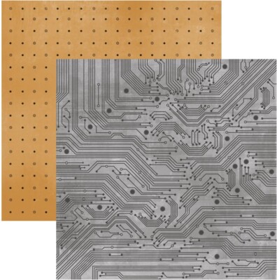 Workshop - Valiant, DYI Construction,  DS scrapbook paper - Kaisercraft P2796