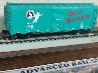 #ad #ad GREAT NORTHERN GLACIER GREEN STANDING ROCKY 40ft 12 PANEL BOX CAR HO Scale NEW $54.95