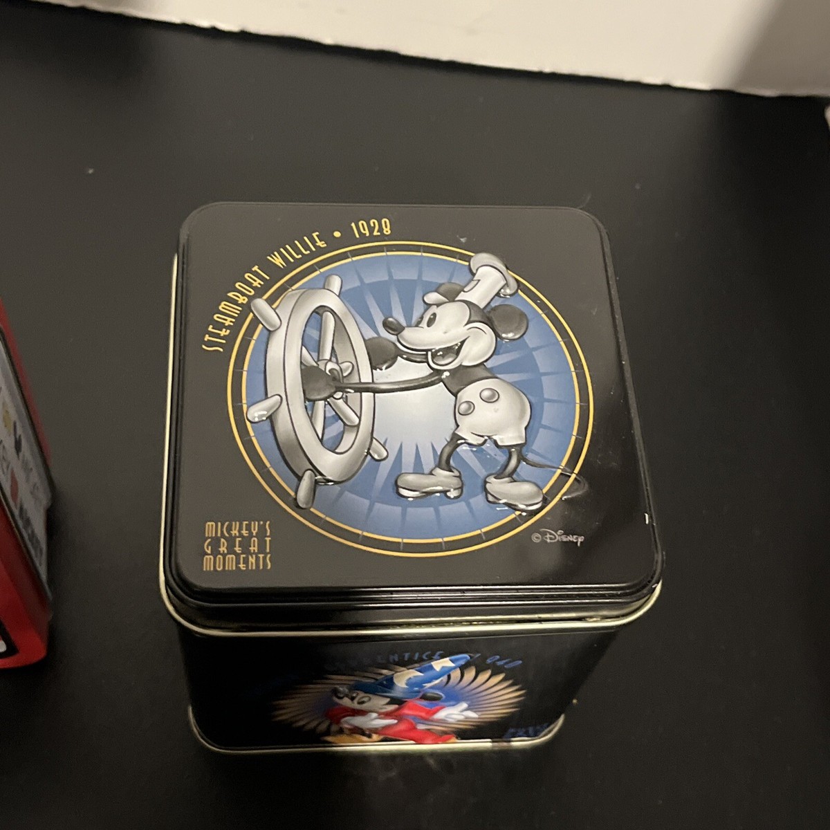 Walt Disney Mickey's 3-D tin and mini much box | eBay