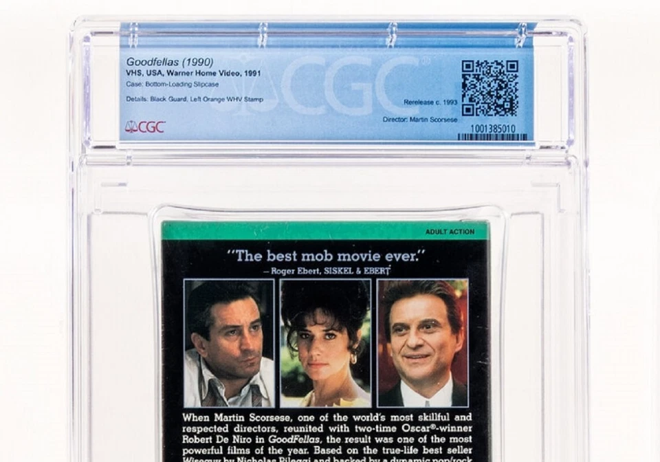 1990 Goodfellas VHS Video 1991 Print Scorsese Graded CGC 9.4 Sealed A+ Graded - Image 4 of 4